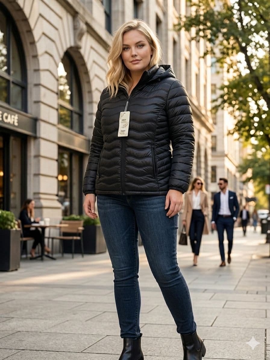 Campera dama matelase plus size