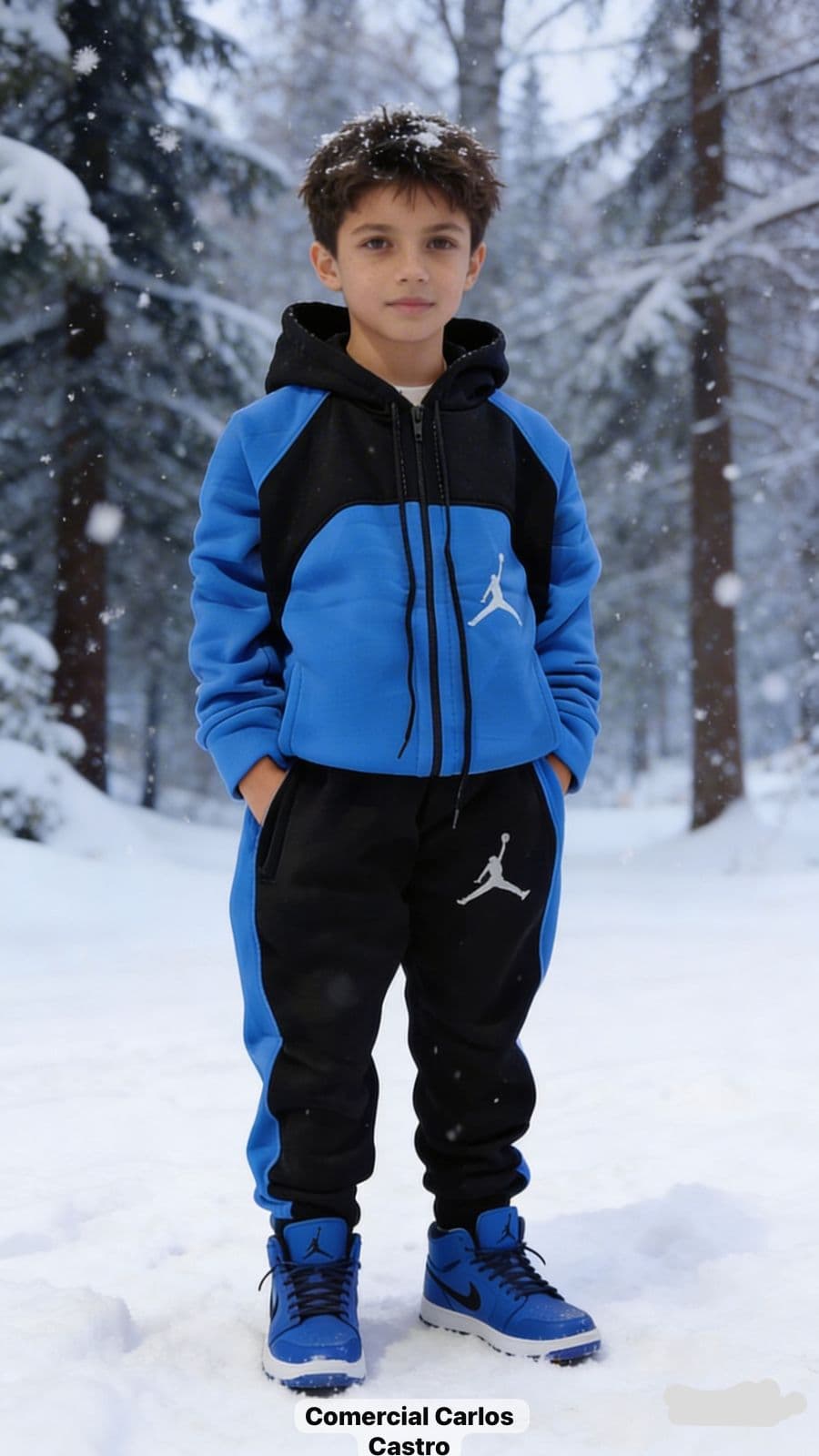 Conjunto varon deportivo frizado